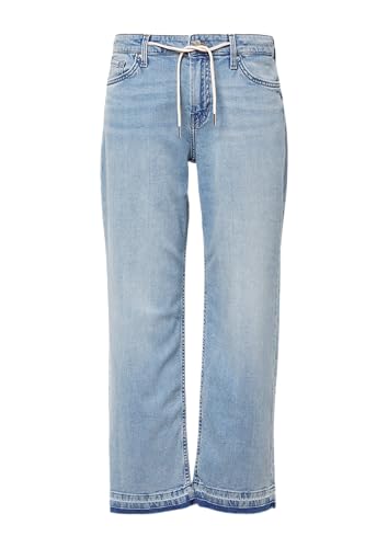 Cropped-Jeans Karolin/Regular Fit/Mid Rise/Straight Leg/offener Saum hellblau 48 von s.Oliver