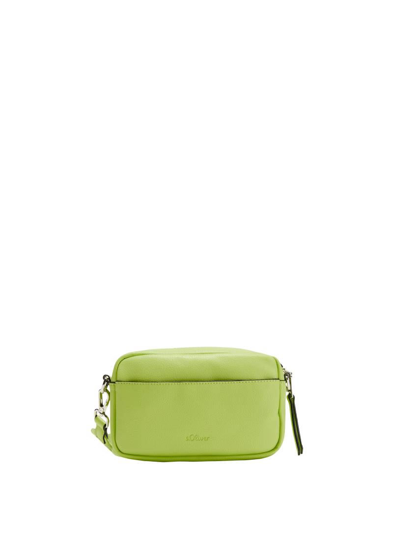 s.Oliver - Cross-Body-Bag aus Lederimitat, Damen, grün von s.Oliver