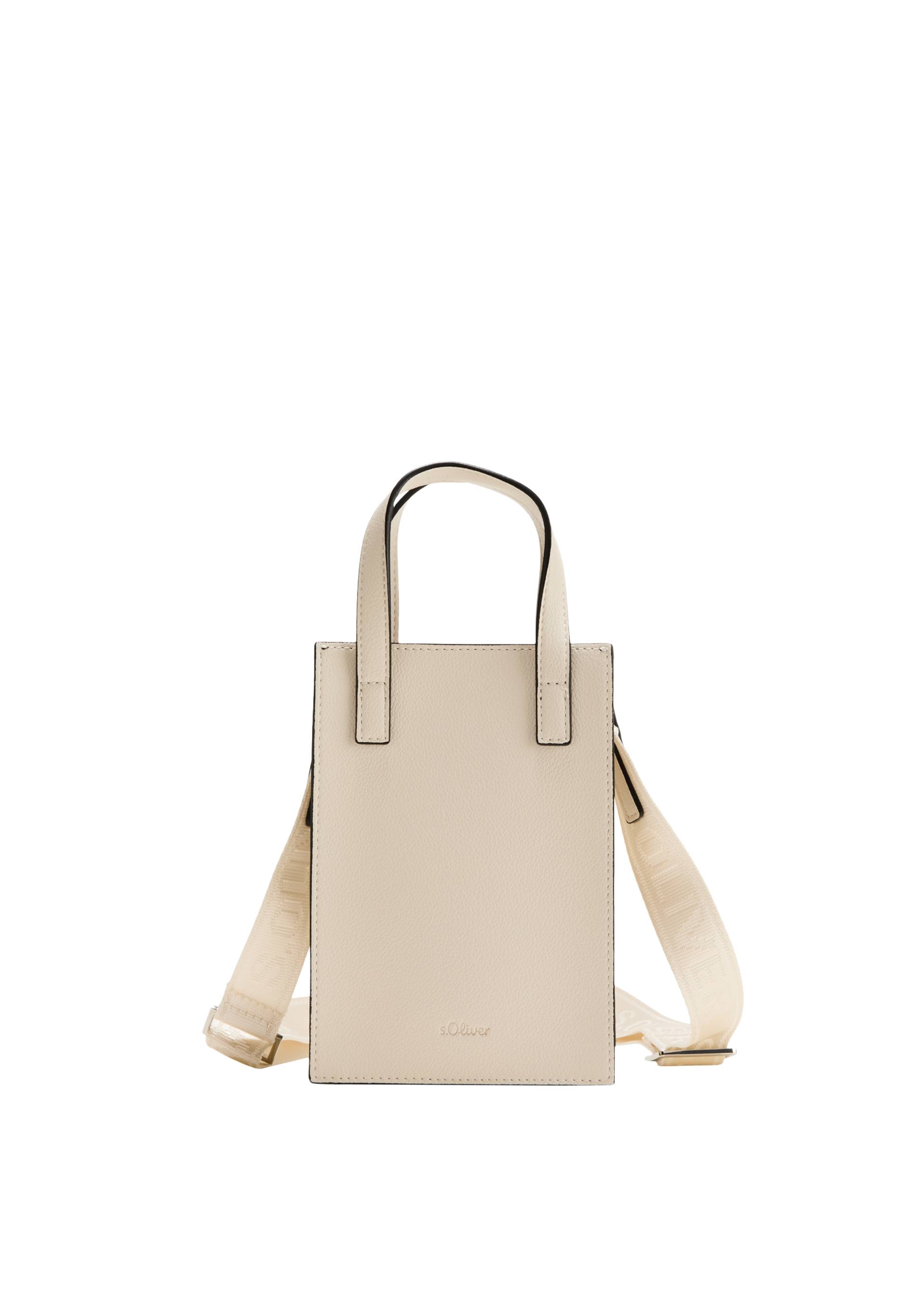 s.Oliver - Crossbody Bag mit längenverstellbarem Schultergurt, Damen, Beige von s.Oliver