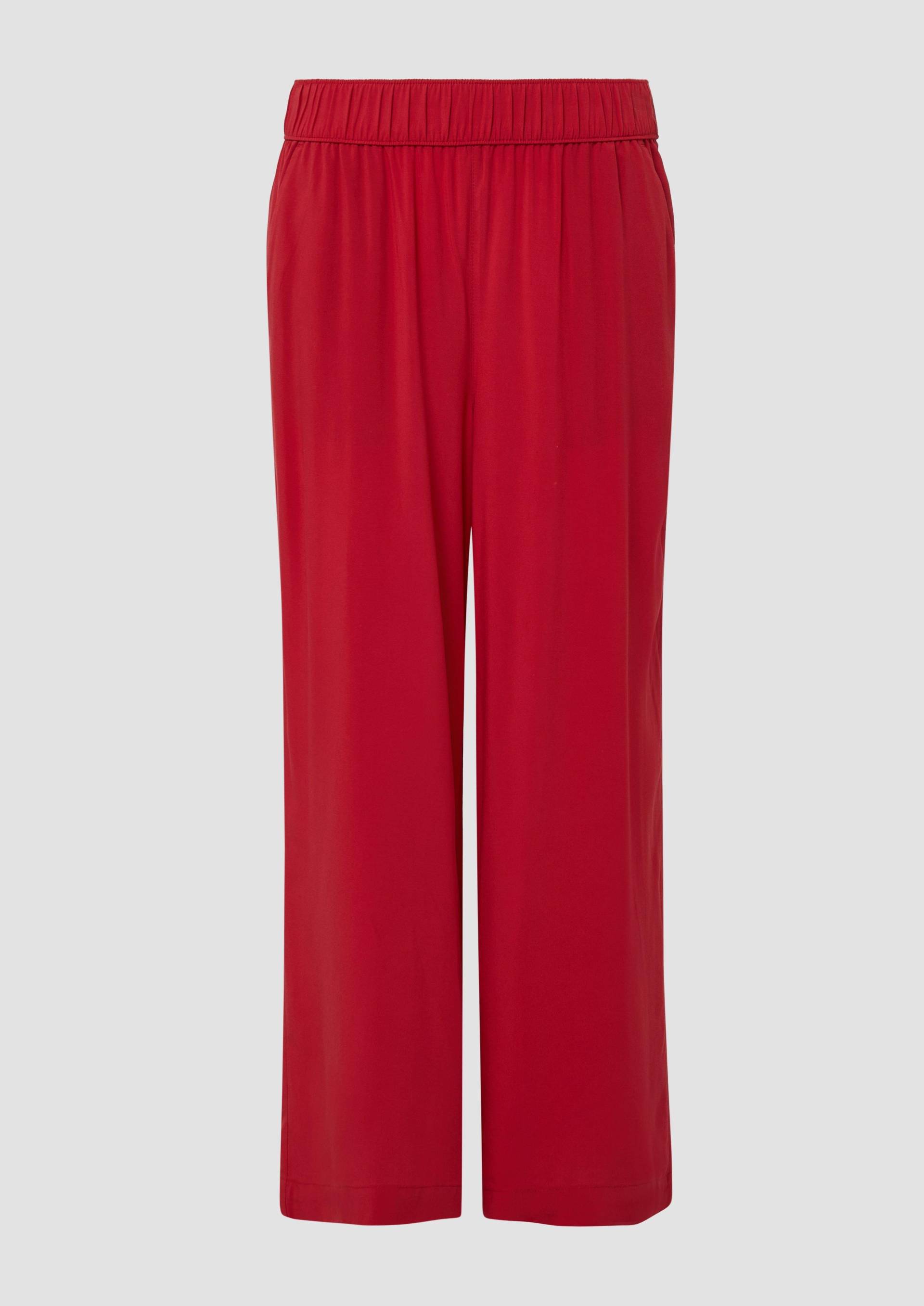 s.Oliver - Culotte aus Viskose mit Elastikbund, Damen, rot s.Oliver - Culotte aus Viskose mit Elastikbund, Damen, rot von s.Oliver