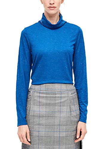 s.Oliver Damen 05.912.31.6843 Langarmshirt, Blau (Blue 5538), (Herstellergröße: 40) von s.Oliver