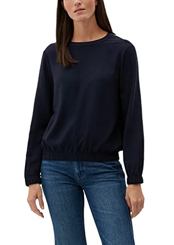 s.Oliver Damen 10.2.11.10.100.2129595 Bluse Langarm, Blau, 32 von s.Oliver