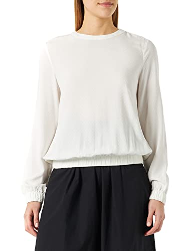 s.Oliver Damen 10.2.11.10.100.2129595 Bluse Langarm, Weiß, 32 von s.Oliver