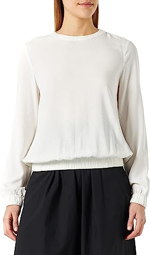s.Oliver Damen 10.2.11.10.100.2129595 Bluse Langarm, Weiß, 36 von s.Oliver