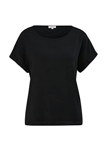 s.Oliver Damen 10.2.11.12.130.2129641 T-Shirt, Schwarz #222222, 40 von s.Oliver