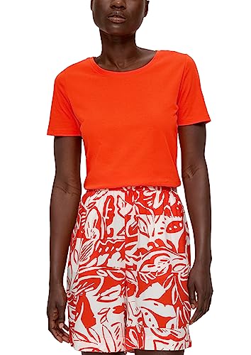 s.Oliver Damen 10.2.11.12.130.2132033 T-Shirt kurzarm, Orange, 34 von s.Oliver