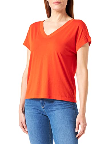 s.Oliver Damen 10.2.11.12.130.2132306 T-Shirt kurzarm, orange 2550, 44 von s.Oliver