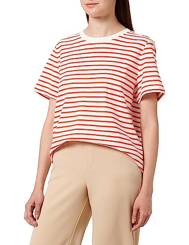 s.Oliver Damen T-Shirt Kurzarm, Orange 2550, 32 von s.Oliver