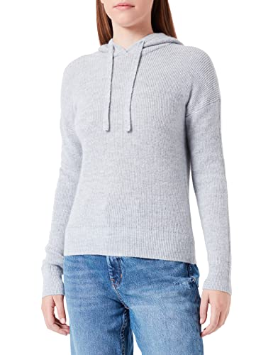 s.Oliver Damen Strickpullover mit Glitzergarn, Grau 94W7, 34 von s.Oliver