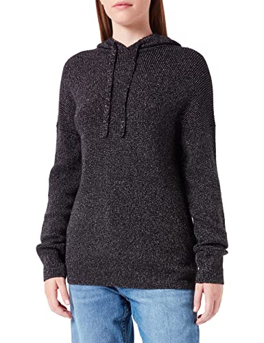 s.Oliver Damen Strickpullover mit Glitzergarn, Schwarz 99w7, 46 von s.Oliver