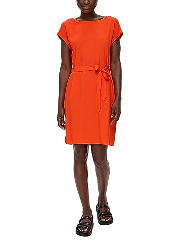 s.Oliver Damen 10.2.11.20.200.2131810 Kleid kurz, Orange #D9603b, 48 von s.Oliver