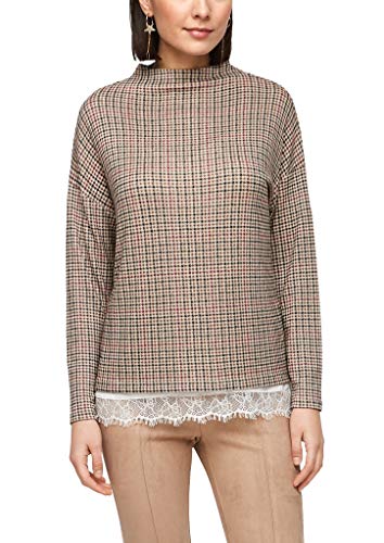 s.Oliver Damen 120.10.010.12.130.2054005 T-Shirt, Beige Checks, 38 s.Oliver Damen 120.10.010.12.130.2054005 T-Shirt, Beige Checks, 38 von s.Oliver