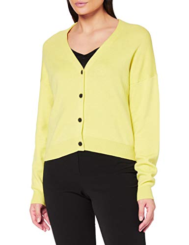 s.Oliver Damen 120.10.101.17.150.2060882 Strickjacke, Lime Yellow, 36 von s.Oliver