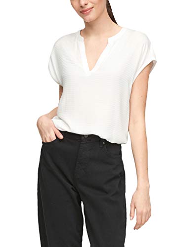 s.Oliver Damen 120.10.104.12.130.2063182 T-Shirt, Cream, 42 von s.Oliver