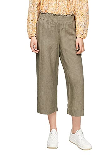 s.Oliver Damen 120.10.105.18.180.2063825 Shorts, Summer Khaki Melange, 34 von s.Oliver