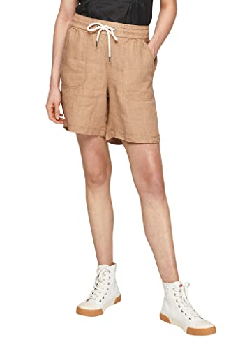 s.Oliver Damen 120.10.105.18.180.2064080 Shorts, Desert Sand Melange, 36 von s.Oliver