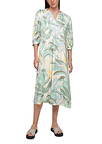 s.Oliver Damen 120.10.106.20.200.2100333 Kleid, Ocean Green AOP, 40 von s.Oliver