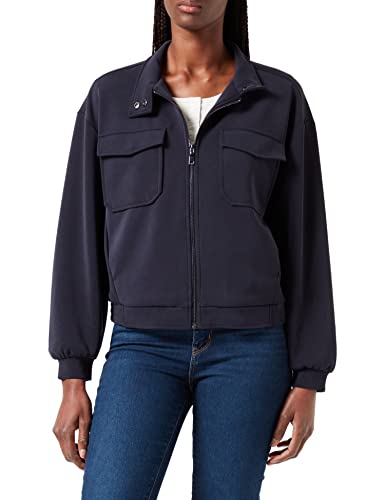 s.Oliver Damen 120.10.202.14.150.2110696 Jacke langarm LOOSE FIT, Navy, XS EU von s.Oliver