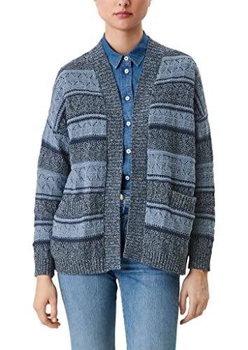 s.Oliver Damen 120.10.202.17.150.2109577 Jacke langarm, navy stripe, M EU von s.Oliver