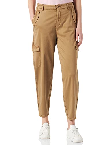 s.Oliver Damen 120.10.202.18.180.2109581 Hose 7 8, Khaki, 36 EU von s.Oliver