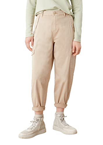 s.Oliver Damen 120.10.202.18.180.2109581 Hose 7 8, Taupe, 36 EU von s.Oliver