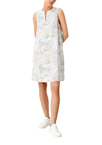 s.Oliver Damen 120.10.205.20.200.2115143 Kleid kurz, Creme | Mehrfarbig 02a2, 34 von s.Oliver