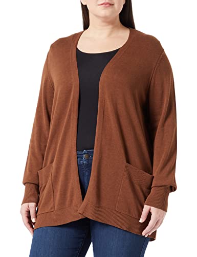 s.Oliver Damen 120.11.899.17.150.2112223 Cardigan, Braun, 48 von s.Oliver