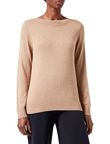 s.Oliver Damen 120.11.899.17.170.2112210 Sweater, Sand Melange, 36 von s.Oliver