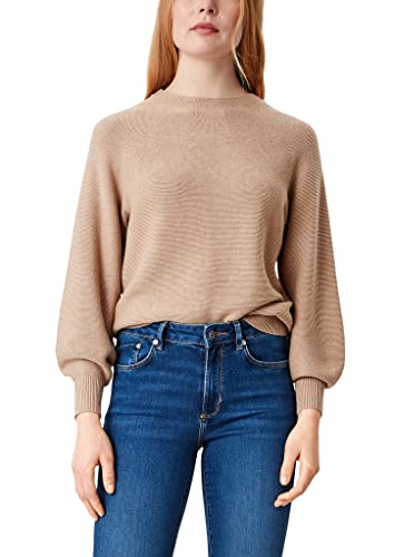 s.Oliver Damen 120.11.899.17.170.2112212 Sweater, Sand Melange, 36 von s.Oliver