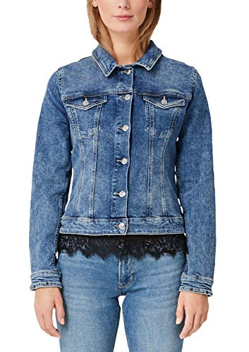 s.Oliver Damen 14.908.51.2386 Jeansjacke, Blau (Blue Denim Stretch 53Z3), (Herstellergröße:36) von s.Oliver