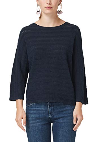 s.Oliver Damen 14.908.61.6975 Pullover, Blau (Navy 5959), Small (Herstellergröße: S) von s.Oliver
