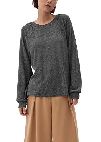 s.Oliver Damen 2121801 Langarmshirt, Grau, 36 EU von s.Oliver