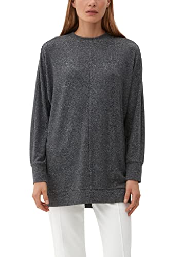 s.Oliver Damen 2121806 Langarmshirt, Grau, 36 EU von s.Oliver