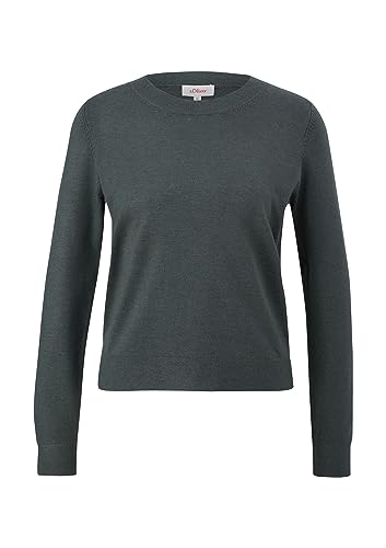 s.Oliver Damen 2134460 Pullover Langarm, Green, 40 von s.Oliver