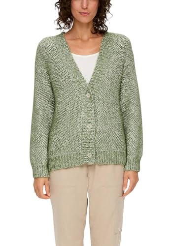 s.Oliver Damen 2135248 Strickjacke, Grün, 44 von s.Oliver