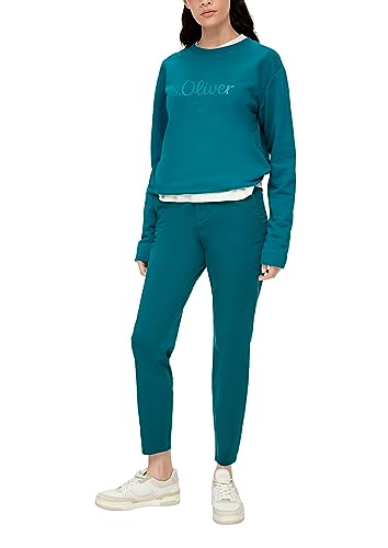 s.Oliver Damen 2136095 Sweatshirt, Blue Green, 34 von s.Oliver