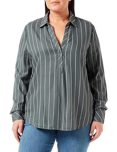 s.Oliver Damen 2136303 Bluse langarm, Grün, 48 von s.Oliver