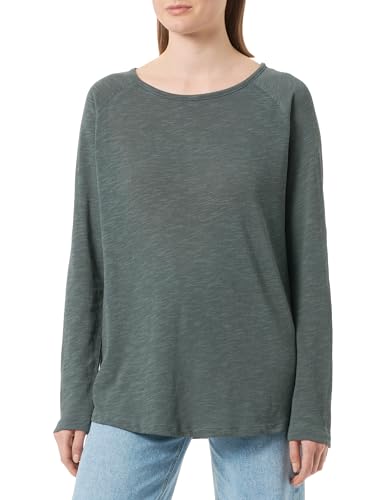 s.Oliver Damen 2137231 T-Shirt langarm, Grün N/A, 40 von s.Oliver