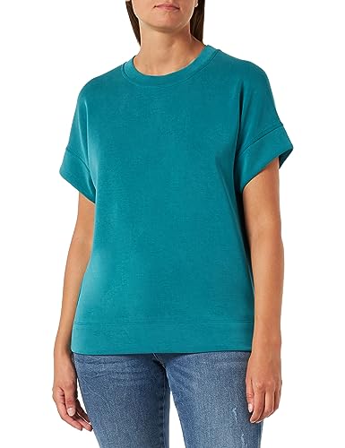 s.Oliver Damen 2138154 Sweatshirt, Blue Green, 38 von s.Oliver