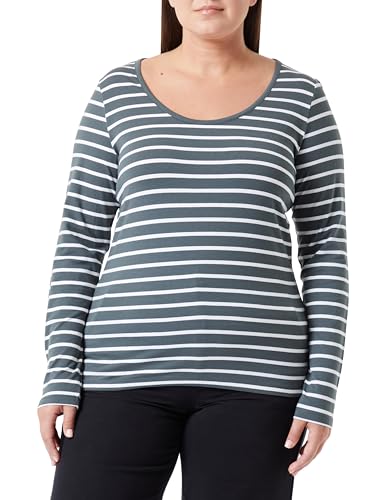 s.Oliver Damen 2138264 T-Shirt langarm, Grün N/A, 42 von s.Oliver