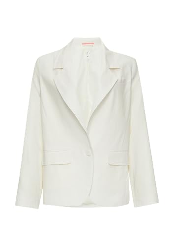 s.Oliver Damen 2143849 Blazer aus Leinenmix, Creme, 38 s.Oliver Damen 2143849 Blazer aus Leinenmix, Creme, 38 von QS