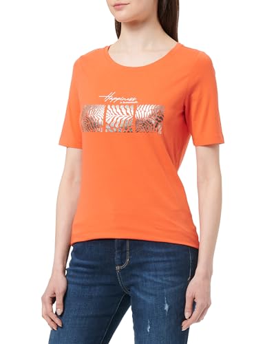 s.Oliver Damen 2144441 T-Shirt mit Frontprint, orange 25D3, 34 s.Oliver Damen 2144441 T-Shirt mit Frontprint, orange 25D3, 34 von s.Oliver