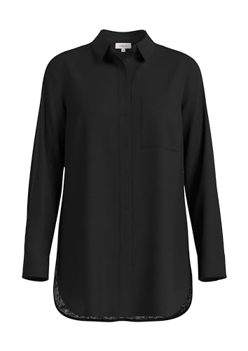 s.Oliver Damen 2144573 Leinen Bluse Langarm, schwarz 9999, 40 von s.Oliver