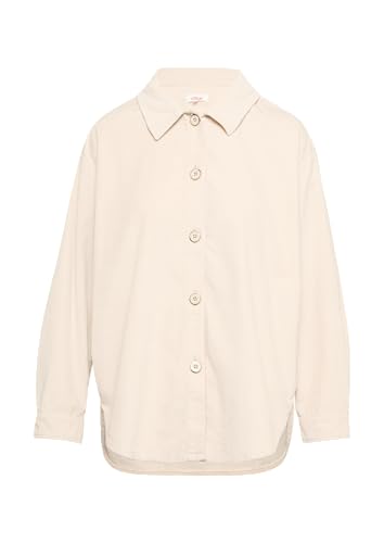 Overshirt aus Cord mit seitlichen Eingrifftaschen beige 38 von s.Oliver