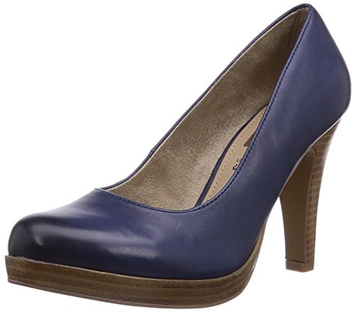 s.Oliver Damen 22416 Pumps, Blau (Ocean 806) von s.Oliver