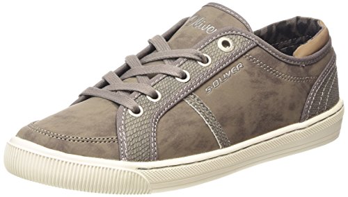 s.Oliver Damen 23603 Sneaker, Grau (Graphite 206), 40 von s.Oliver