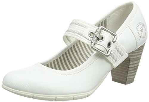 s.Oliver Damen 24404 Pumps, Weiß (White Comb. 110), 41 EU von s.Oliver