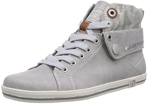 s.Oliver Damen 25218 High-Top, Grau (Lt Grey 204), 42 von s.Oliver