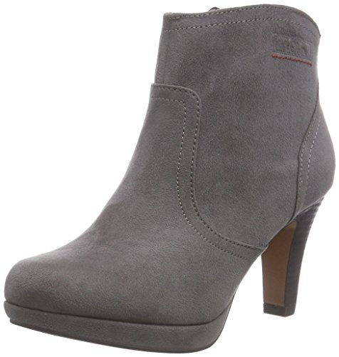 s.Oliver Damen 25301 Kurzschaft Stiefel, Grau (Graphite 206), 42 von s.Oliver