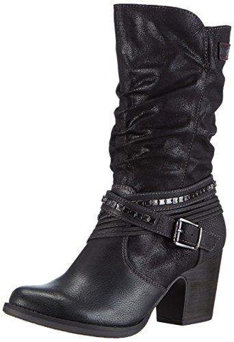 s.Oliver Damen 25309 Kurzschaft Stiefel, Schwarz (Black Comb. 098), 41 von s.Oliver